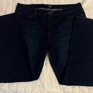 Lee Women's Dark Blue Relaxed Jeans